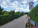 [FOTO] Postępy budowy na nowej ścieżce rowerowej na Ołbinie. Trasa niebawem będzie gotowa