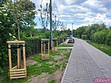 [FOTO] Postępy budowy na nowej ścieżce rowerowej na Ołbinie. Trasa niebawem będzie gotowa