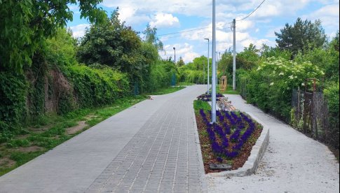 [FOTO] Postępy budowy na nowej ścieżce rowerowej na Ołbinie. Trasa niebawem będzie gotowa