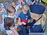 Policjanci z Siechnic odwiedzili maluchy ze żłobka w Świętej Katarzynie