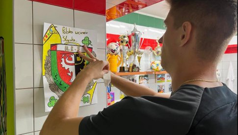 Śląsk z wizytą u małych kibiców z Domu Dziecka