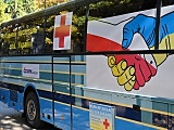 MPK Wrocław przekazało Ukrainie autobus wraz z artykułami medycznymi [Foto]