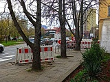 Chodnik przy ul. Chociebuskiej przechodzi remont. To ważne miejsce na kulturowej mapie miasta [Foto]
