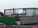 Zakład przy ulicy Bystrzyckiej po pożarze [Zobacz Foto]