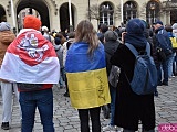 Zobacz, jak Wrocław obchodził rocznicę wybuchu wojny w Ukrainie [Foto, Wideo]