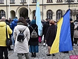 Zobacz, jak Wrocław obchodził rocznicę wybuchu wojny w Ukrainie [Foto, Wideo]