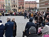 Zobacz, jak Wrocław obchodził rocznicę wybuchu wojny w Ukrainie [Foto, Wideo]