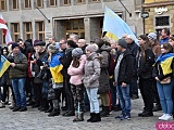 Zobacz, jak Wrocław obchodził rocznicę wybuchu wojny w Ukrainie [Foto, Wideo]