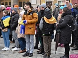 Zobacz, jak Wrocław obchodził rocznicę wybuchu wojny w Ukrainie [Foto, Wideo]