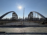 Postęp prac na Mostach Chrobrego. Zobacz, na jakim etapie jest obecnie budowa [Foto]
