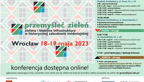 Konferencja „Przemyśleć zieleń…” i rozmowa o wrocławskich parkach kieszonkowych
