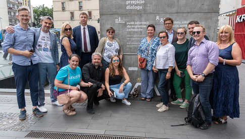 Odsłonięto Unicefka. To krasnal w ramach podziękowań za pomoc Ukrainie [FOTO, SZCZEGÓŁY]