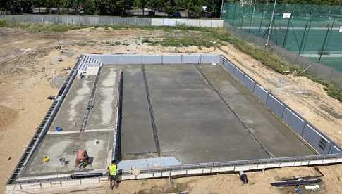 Postęp prac przy budowie nowego aquaparku na Psim Polu [FOTO]