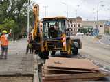 Trwa remont kolektora deszczowa w okolicy placu Jana Pawła II [FOTO]