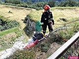 Pożar strzelnicy na Twierdzy Srebrna Góra 