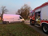Zderzenie dwóch samochodów w Kamieńcu Ząbkowickim