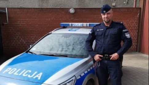 Policjant z Kamieńca uratował życie 77-latki