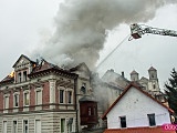 Pożar kamienicy w Bardzie