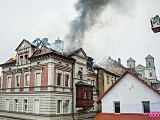 Pożar kamienicy w Bardzie