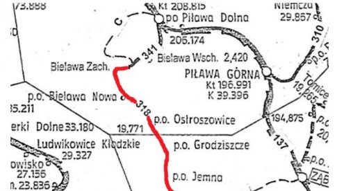 Pięć przystanków na linii kolejowej Srebrna Góra - Bielawa Zachodnia
