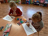 Dzień Kropki w przedszkolu w Kamieńcu Ząbkowickim