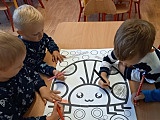 Dzień Kropki w przedszkolu w Kamieńcu Ząbkowickim