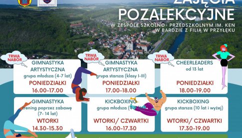 Zajęcia pozalekcyjne skierowane do dzieci i młodzieży z gminy Bardo