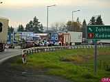 Wypadek na skrzyżowaniu ulicy Wrocławskiej i ósemki