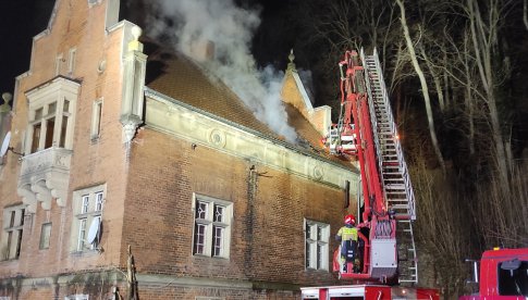 Pożar Domu Rządcy w Kamieńcu Ząbkowickim