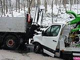 Śmiertelny wypadek dwóch ciężarówek i busa na trasie Bardo - Kłodzko