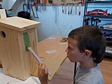 [FOTO] Dzieci budowały budki dla ptaków i domki dla wiewiórek na zajęciach modelarskich w Złotym Stoku