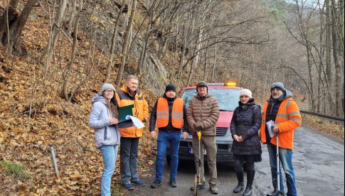 Zabezpieczenie skarpy na trasie Bardo - Opolnica gotowe