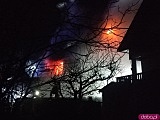 Pożar domu w Kamieńcu Ząbkowickim