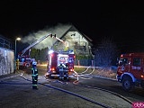 Pożar domu w Kamieńcu Ząbkowickim