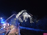 Pożar domu w Kamieńcu Ząbkowickim