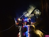 Pożar domu w Kamieńcu Ząbkowickim