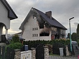 Pożar domu w Kamieńcu Ząbkowickim