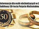 Ząbkowice Śl.: Komunikat dla par obchodzących w 2023 roku Jubileusz 50-lecia Pożycia Małżeńskiego