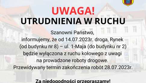 Uwaga! Utrudnienia w ruchu w Bardzie