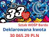 [FOTO, WIDEO] Dla onkologii i hematologii dziecięcej: Finał Wielkiej Orkiestry Świątecznej Pomocy w Bardzie