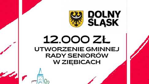 Gmina Ziębice otrzymała dotację na powołanie Gminnej Rady Seniorów!