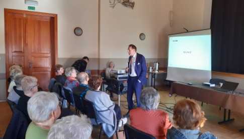 [FOTO] Za nami spotkanie z prof. Nicieją w Kamieńcu Ząbkowickim