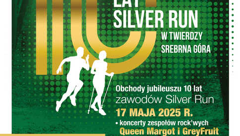 17.05, Srebrna Góra: jubileuszowe zawody charytatywne Silver Run