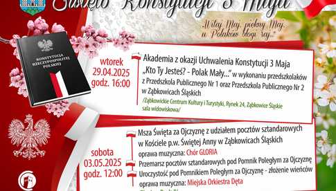 03.05, Ząbkowice Śląskie: Obchody święta Konstytucji 3 Maja