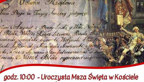 03.05, Budzów: Uroczysta Msza Święta z okazji Święta Konstytucji 3 maja 