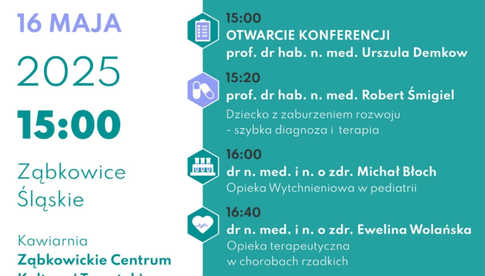 16.05, Ząbkowice Śląskie: Konferencja „Dbaj o zdrowie”