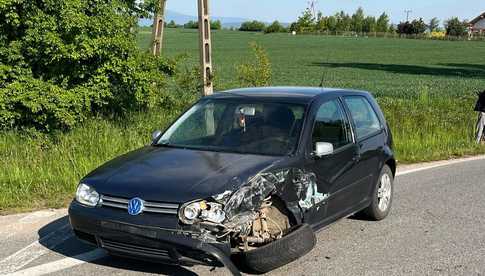 [FOTO] Zderzenie na krajowej ósemce w Tarnowie. Policja apeluje o ostrożność za kierownicą