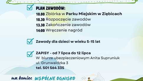 12.07, Ziębice: Zawody wędkarskie o Puchar Burmistrza Ziębic