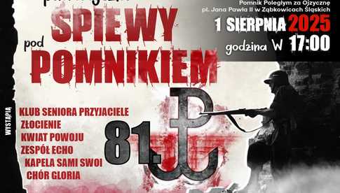 01.08, Ząbkowice Śląskie: Patriotyczne śpiewy pod pomnikiem