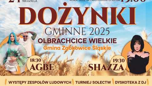 24.08, Olbrachcice Wielkie: Dożynki gminy Ząbkowice Śląskie